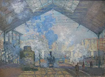 Saint-Lazare Train Station Claude Monet